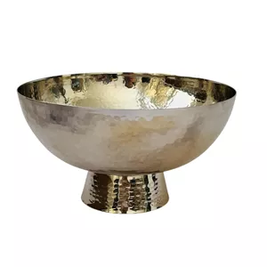 آجیل خوری مسی مدل مدرن گرد کروم کد ZH407.7 