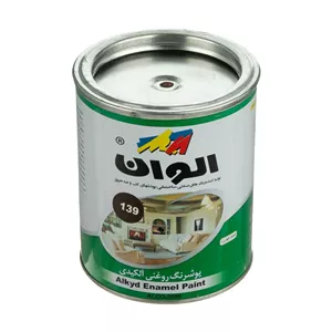 رنگ روغنی قهوه ای تیره الوان مدل ALCO-2009 حجم 1000 میلی لیتر