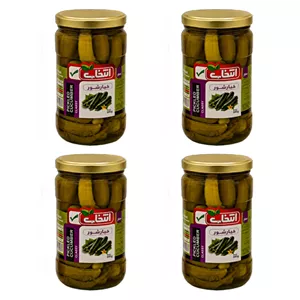 خیارشور ممتاز انتخاب - 640 گرم بسته 4 عددی