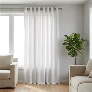 پرده پانچ مدل کرپ شاین اسکاچی سایز 280*150سانتی‌متر