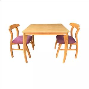 میز و صندلی ناهارخوری دو نفره گالری چوب آشنایی مدل Khod-Kh-Bog2