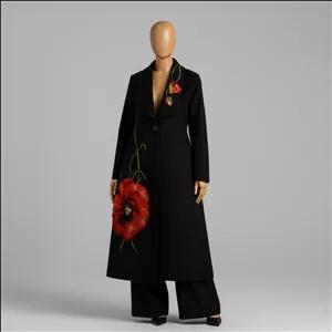 پالتو زنانه گره استایل مدل بانوی شقایق 