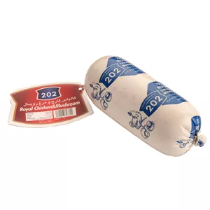 کالباس 70 درصد قارچ و مرغ رویال 202 - 500 گرم