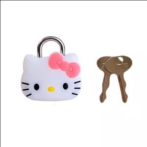 قفل آویز مدل سیلیکونی فانتزی طرح هلو کیتی 