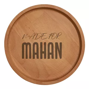 بشقاب چوبی مدل ماهان