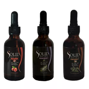 روغن نرم‌کننده سالید مدل جوجوبا, رزماری و نارگیل مناسب برای انواع مو حجم 150میلی‌لیتر  مجموعه 3  عددی