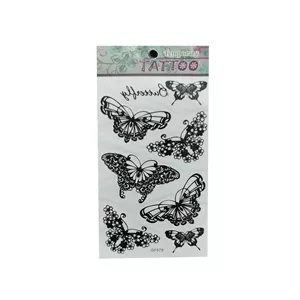 تتو موقت مدل پروانه و فونت کد 578