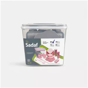 سبد پیک نیک صدف مدل 84 پارچه 8 نفره