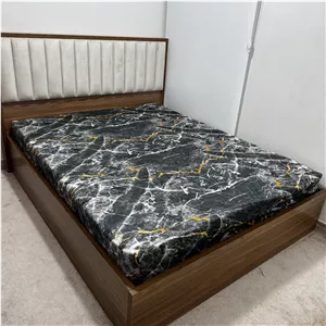 ملحفه میکرو ناتوسا مدل لوتوس دو نفره سایز 200x160 سانتی‌متر