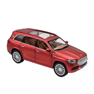 ماکت ماشین ناب سل مدل بنز میباخ فلزی دودزا  MAYBACH GLS600 به همراه جاسوییچی 