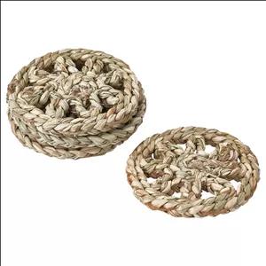  زیر لیوانی ایکیا مدل GALLSOPP طرح حصیری کد 805.315.66 مجموعه 4 عددی