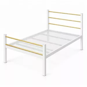 تخت خواب فلزی یک نفره مدل ورونا سایز 200×90 سانتی متر