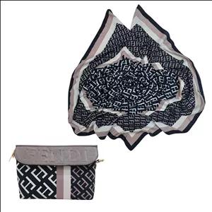 ست کیف و روسری زنانه مدل نگارین