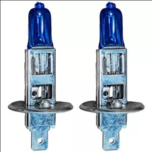 لامپ نور بالا چراغ جلو تک حالته کریتر مدل یخی پایه H1 مناسب برای سمند سورن و سورن پلاس بسته ۲ عددی