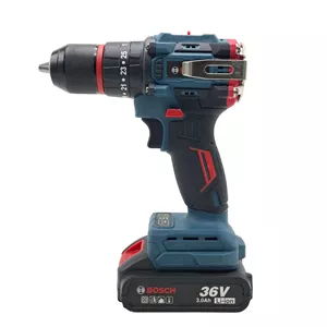 دریل چکشی شارژی صنعتی براشلس 13 میلی متری 36 ولت بوش مدل 36V/Li_ion کد 1
