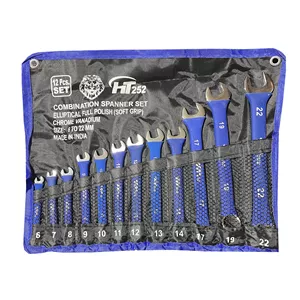 آچار یکسر تخت و یکسر رینگی اچ تی مدل AHT25200 مجموعه 12 عددی