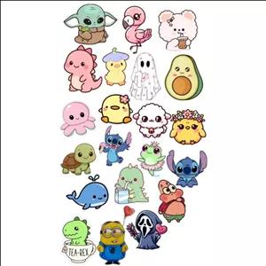 استیکر طرح کارتون های کیوت کد 12 مجموعه 21 عددی 