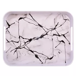 سینی دسته دار مهروز مدل 911 مرمر سایز 23×29 سانتی متر