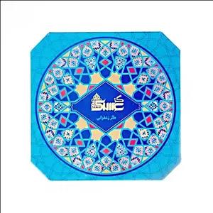 گز لقمه 30 درصد پسته زعفرانی عسلک - 350 گرم 