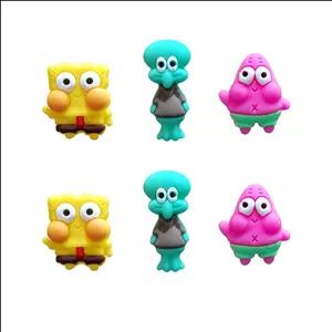 مگنت مدل یخچال طرح باب اسفنجی و دوستان مجموعه 6 عددی