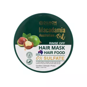 ماسک مو تقویت کننده روغن ماکادمیا انواع مو دیلمون حجم 400 میل اورجینال