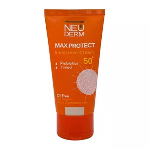کرم ضد آفتاب مکس پروتکت پوست چرب و مختلط SPF 50 نئودرم TINTED اورجینال