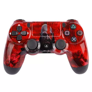 دسته بازی بی سیم SONY PlayStation 4 DualShock 4 High Copy طرح God of War کد 4