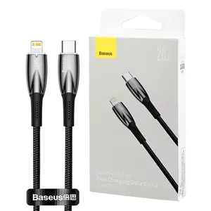 کابل تبدیل فست شارژ Baseus Glimmer Series CADH00000 Type-C to Lightning PD 20W 1m