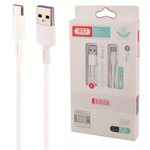 کابل تایپ سی فست شارژ 5 آمپر ایکس او XO-NB-Q166 طول 1 متر