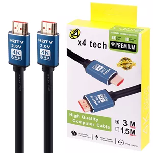 کابل HDMI v2.0 4K ایکس فورتک X4Tech طول 3 متر