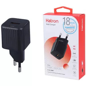 شارژر دیواری 20 وات هترون HWC260GM GaN QC PD 3A