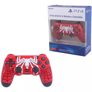 دسته بازی بی سیم SONY PlayStation 4 DualShock 4 High Copy طرح Spider Man کد 11
