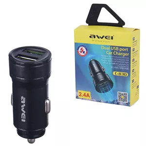 شارژر فندکی فست شارژ Awei C-830 2.4A 12W