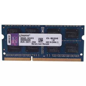 رم لپ تاپ کینگستون KTA-MB1333/4G DDR3 4GB 1333MHz CL9