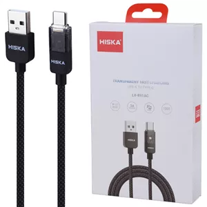 کابل تایپ سی فست شارژ 3 آمپر هیسکا LX-891AC طول 1 متر