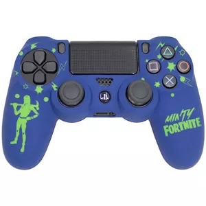 روکش دسته بازی PS4 طرح Fortnite آبی سبز