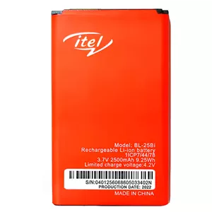باتری موبایل اورجینال ایتل ITEL BL-25BI