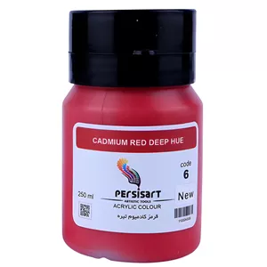 رنگ اکریلیک پرسیس آرت Cadmium Red Deep Hue 6 حجم 250 میلی لیتر