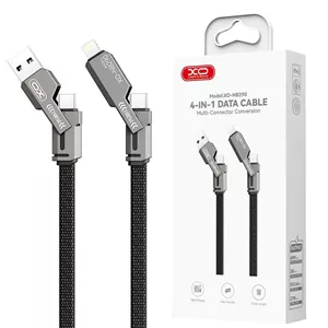 کابل شارژ چندکاره فست شارژ 60 وات ایکس او XO-NB290 طول 1 متر