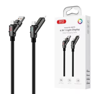 کابل شارژ چندکاره فست شارژ 60 وات ایکس او XO-NB295 طول 1.2 متر