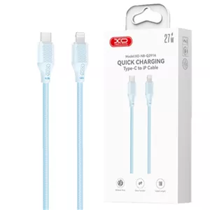 کابل تایپ سی به لایتنینگ فست شارژ 27 وات ایکس او XO-NB-Q291A طول 1 متر