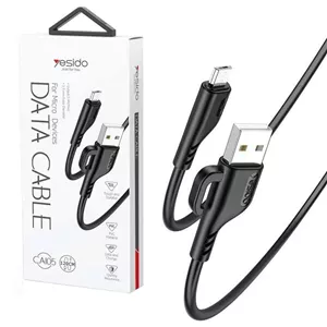 کابل میکرو یو اس بی فست شارژ 2.4 آمپر یسیدو CA105 طول 1.2 متر