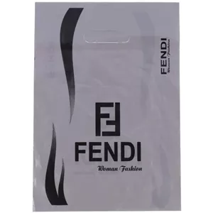 نایلون دسته دار طرح FENDI سایز 25*35 سانتی متر بسته 1 کیلویی