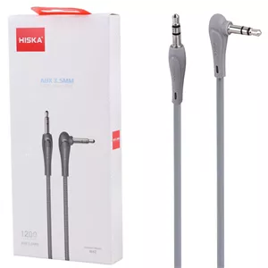 کابل AUX هیسکا W42 یکسر L طول 1.2 متر