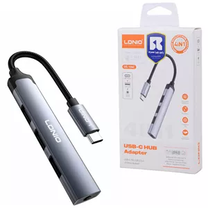 هاب 4 پورت Type-C الدینیو DS-104C