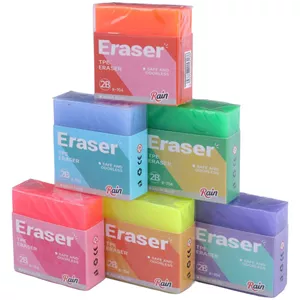 پاک کن رنگی رین R-704 بسته 36 عددی