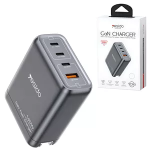 شارژر دیواری 140 وات یسیدو YC143 GaN QC PD 5A