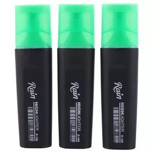 ماژیک هایلایت رین نوک تخت R-108 بسته 12 عددی