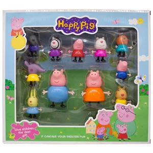 اسباب بازی پپا پیگ کد 6380W بسته 11 عددی
