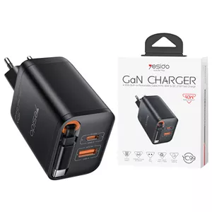 شارژر دیواری 40 وات یسیدو YC99 Gan QC PD 3A
